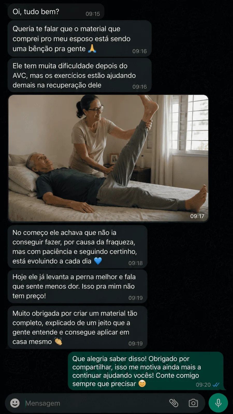 Depoimento de cliente 1